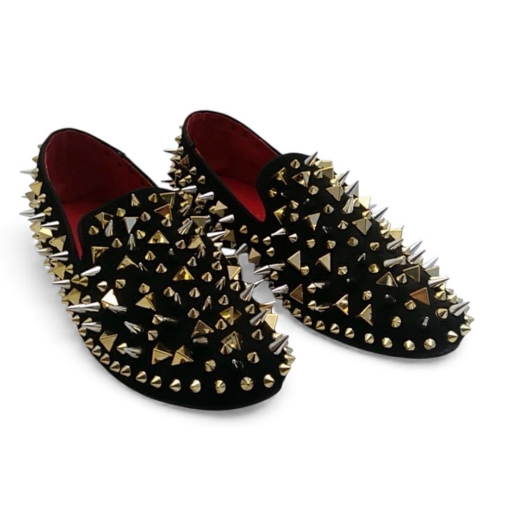 Studded Black Loafers - Picture 3 of 15